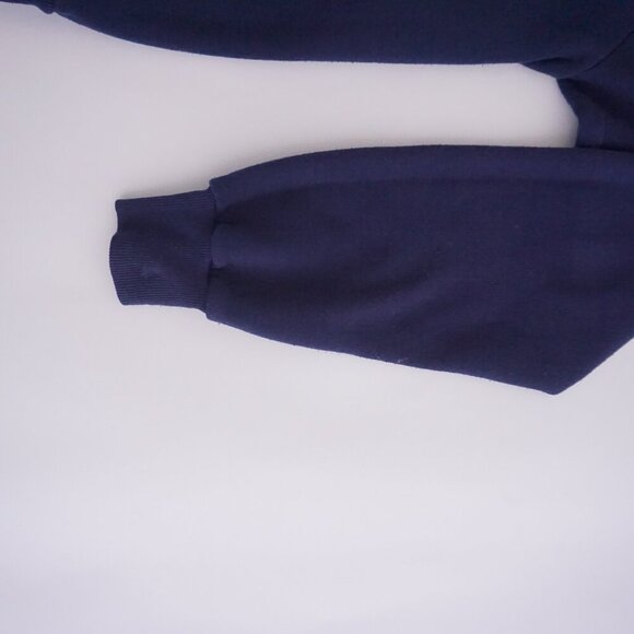 Vintage '90s Jerzees Navy On Location North Carolina Cotton Crewneck Sweater XL - Picture 4 of 9